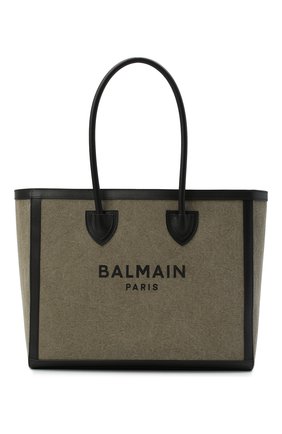 Женский сумка-тоут b-army 42 BALMAIN хаки цвета по цене 81800 руб., арт. VN1S615/TCPY | Фото 1 Женский сумка-тоут b-army 42 BALMAIN хаки цвета, арт. VN1S615/TCPY | Фото 1