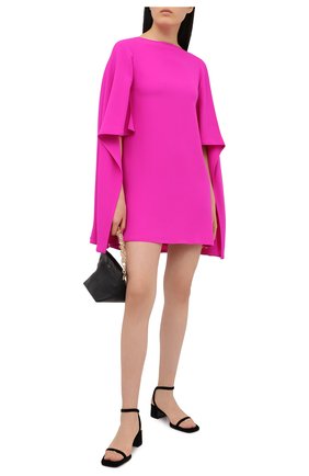 Женское шелковое платье VALENTINO фуксия цвета по цене 254500 руб., арт. VB3VAUT51MM | Фото 2 Женское шелковое платье VALENTINO фуксия цвета, арт. VB3VAUT51MM | Фото 2
