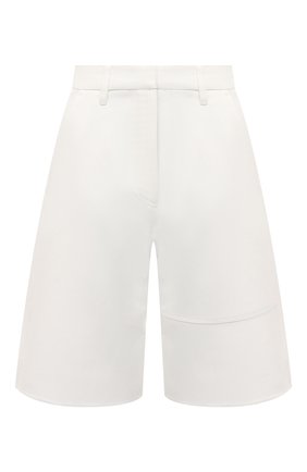 Женские хлопковые шорты VALENTINO белого цвета по цене 108000 руб., арт. VB3RD08075Y | Фото 1