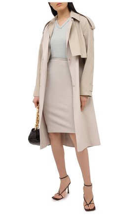 Женская юбка из вискозы GIORGIO ARMANI светло-серого цвета по цене 49650 руб., арт. 3KAN70/AJFMZ | Фото 2 Женская юбка из вискозы GIORGIO ARMANI светло-серого цвета, арт. 3KAN70/AJFMZ | Фото 2