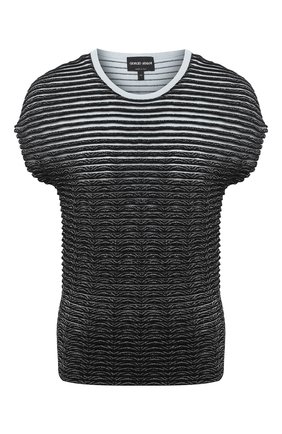 Женский пуловер из вискозы GIORGIO ARMANI черного цвета по цене 97250 руб., арт. 3KAM03/AM18Z | Фото 1 Женский пуловер из вискозы GIORGIO ARMANI черного цвета, арт. 3KAM03/AM18Z | Фото 1