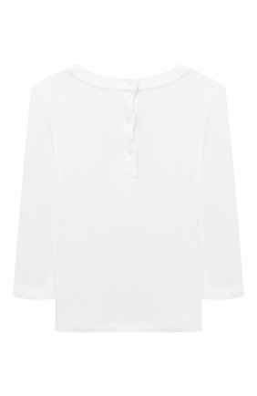 Детский хлопковая футболка RALPH LAUREN белого цвета по цене 3330 руб., арт. 310809578 | Фото 2 Детский хлопковая футболка RALPH LAUREN белого цвета, арт. 310809578 | Фото 2