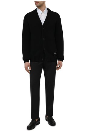 Мужские кожаные пенни-лоферы PRADA черного цвета по цене 52000 руб., арт. 2DC213-053-F0002-G000 | Фото 2 Мужские кожаные пенни-лоферы PRADA черного цвета, арт. 2DC213-053-F0002-G000 | Фото 2