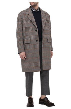 Мужской кожаные дерби PRADA коричневого цвета по цене 83000 руб., арт. 2EF052-3F98-F0038-A000 | Фото 2 Мужской кожаные дерби PRADA коричневого цвета, арт. 2EF052-3F98-F0038-A000 | Фото 2