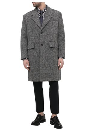 Мужские кожаные дерби PRADA черного цвета по цене 81000 руб., арт. 2EF053-3F98-F0632-A000 | Фото 2 Мужские кожаные дерби PRADA черного цвета, арт. 2EF053-3F98-F0632-A000 | Фото 2