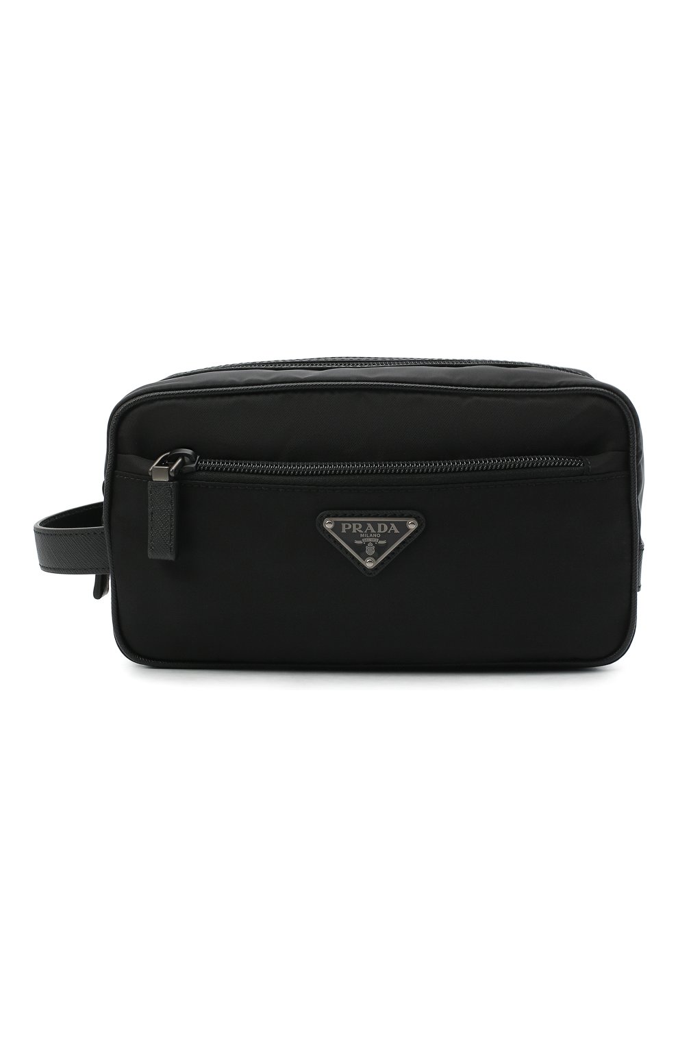 Мужской несессер PRADA черного цвета, арт. 2NA819-5ECO-F0002 | Фото 1 (Материал: Текстиль)