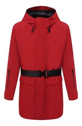 Мужской плащ PRADA красного цвета по цене 240000 руб., арт. SGX579-1XV1-F0011-202 | Фото 1 Мужской плащ PRADA красного цвета, арт. SGX579-1XV1-F0011-202 | Фото 1