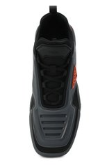 Мужские кроссовки tecno stretch PRADA серого цвета, арт. 2EG314-3LCW-F0MSK | Фото 5 (Материал внешний: Текстиль; Стили: Классический; Материал утеплителя: Без утеплителя; Подошва: Массивная)
