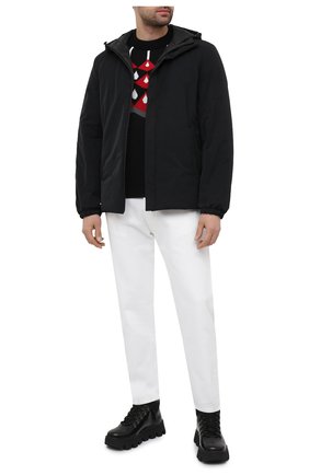 Мужские кожаные ботинки PRADA черного цвета по цене 85000 руб., арт. 2TE170-3KZP-F0002-G000 | Фото 2 Мужские кожаные ботинки PRADA черного цвета, арт. 2TE170-3KZP-F0002-G000 | Фото 2