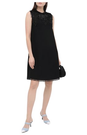 Женские кожаные туфли PRADA разноцветного цвета по цене 73000 руб., арт. 1I296I-AZ3-F0X24-065 | Фото 2 Женские кожаные туфли PRADA разноцветного цвета, арт. 1I296I-AZ3-F0X24-065 | Фото 2