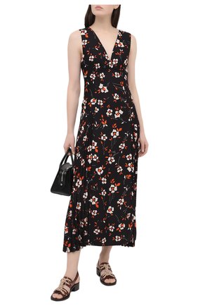 Женские кожаные босоножки PRADA коричневого цвета по цене 68000 руб., арт. 1X190M-P39-F0005-A040 | Фото 2 Женские кожаные босоножки PRADA коричневого цвета, арт. 1X190M-P39-F0005-A040 | Фото 2