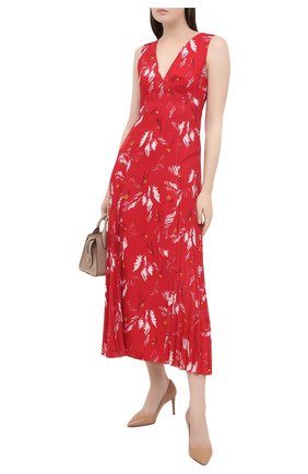 Женские кожаные туфли PRADA бежевого цвета по цене 59000 руб., арт. 1I834I-011-F0A48-085 | Фото 2 Женские кожаные туфли PRADA бежевого цвета, арт. 1I834I-011-F0A48-085 | Фото 2 (Подошва: Плоская; Каблук высота: Высокий; Каблук тип: Шпилька)