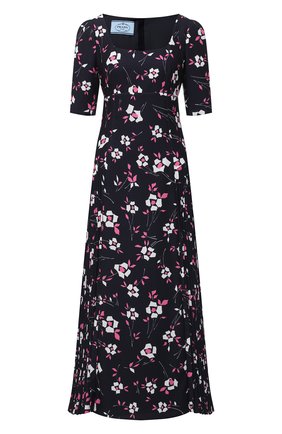 Женское платье PRADA черного цвета по цене 175000 руб., арт. P3B27-1XH1-F0T08-202 | Фото 1 Женское платье PRADA черного цвета, арт. P3B27-1XH1-F0T08-202 | Фото 1