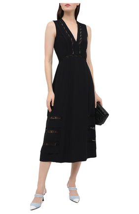 Женское платье PRADA черного цвета по цене 185000 руб., арт. P3B30-1W5N-F0806-202 | Фото 2 Женское платье PRADA черного цвета, арт. P3B30-1W5N-F0806-202 | Фото 2