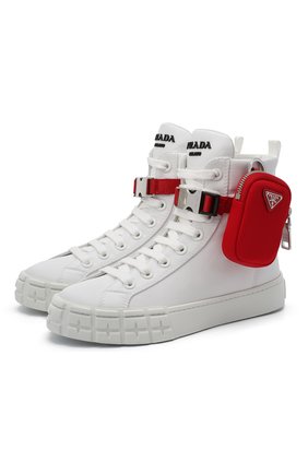 Женские кеды wheel PRADA разноцветного цвета по цене 88000 руб., арт. 1T551M-1YFL-F0970-035 | Фото 1 Женские кеды wheel PRADA разноцветного цвета, арт. 1T551M-1YFL-F0970-035 | Фото 1