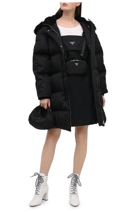 Женские кожаные ботильоны PRADA белого цвета по цене 73000 руб., арт. 1T683L-2A7E-F0009-085 | Фото 2 Женские кожаные ботильоны PRADA белого цвета, арт. 1T683L-2A7E-F0009-085 | Фото 2