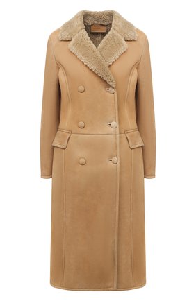 Женская дубленка PRADA бежевого цвета по цене 660000 руб., арт. 56914-1UV4-F0Q36 | Фото 1 Женская дубленка PRADA бежевого цвета, арт. 56914-1UV4-F0Q36 | Фото 1