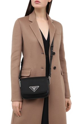 Женская сумка PRADA черного цвета по цене 160000 руб., арт. 1BD263-2DLN-F0002-IOO | Фото 2 Женская сумка PRADA черного цвета, арт. 1BD263-2DLN-F0002-IOO | Фото 2