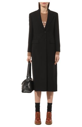 Женские кожаные ботильоны PRADA коричневого цвета по цене 70000 руб., арт. 1E341M-3F33-F0352-110 | Фото 2 Женские кожаные ботильоны PRADA коричневого цвета, арт. 1E341M-3F33-F0352-110 | Фото 2