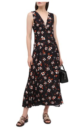 Женское платье PRADA черного цвета по цене 165000 руб., арт. P3B23-1XH1-F0002-202 | Фото 2 Женское платье PRADA черного цвета, арт. P3B23-1XH1-F0002-202 | Фото 2