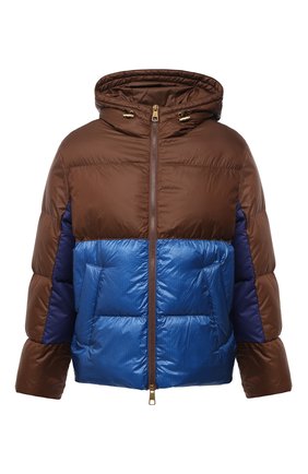 Мужская утепленная куртка NEIL BARRETT коричневого цвета, арт. BSP528V P217C/CG | Фото 1 (Стили: Кэжуэл; Материал подклада: Вискоза; Материал внешний: Синтетический материал; Длина (верхняя одежда): Короткие; Кросс-КТ: Куртка; Рукава: Длинные; Мужское Кросс-КТ: утепленные куртки)