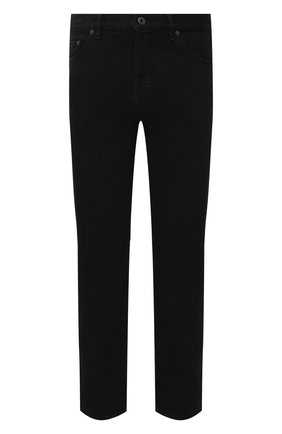 Мужские джинсы VALENTINO черного цвета, арт. VV3DE01J727 | Фото 1 (Материал внешний: Хлопок, Деним; Силуэт М (брюки): Прямые; Стили: Кэжуэл; Длина (брюки, джинсы): Стандартные; Кросс-КТ: Деним)