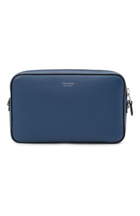 Мужская кожаная борсетка TOM FORD синего цвета по цене 142000 руб., арт. Y0300P-LCL037 | Фото 1 Мужская кожаная борсетка TOM FORD синего цвета, арт. Y0300P-LCL037 | Фото 1