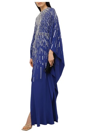 Женское платье с пайетками ZUHAIR MURAD синего цвета по цене 717500 руб., арт. KAP20033/CRCA008 | Фото 2 Женское платье с пайетками ZUHAIR MURAD синего цвета, арт. KAP20033/CRCA008 | Фото 2