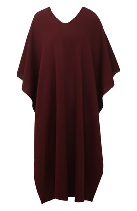 Женская пончо из вискозы VALENTINO бордового цвета по цене 163500 руб., арт. VB3KS00P66Y | Фото 1 Женская пончо из вискозы VALENTINO бордового цвета, арт. VB3KS00P66Y | Фото 1 (Длина (верхняя одежда): До колена; Стили: Кэжуэл; Материал внешний: Вискоза)