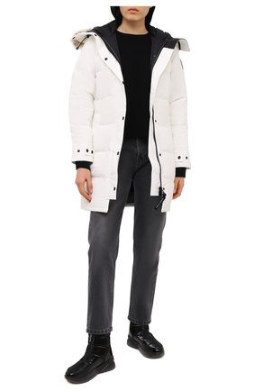 Женская парка shelburne CANADA GOOSE белого цвета по цене 106500 руб., арт. 3802L | Фото 2 Женская парка shelburne CANADA GOOSE белого цвета, арт. 3802L | Фото 2