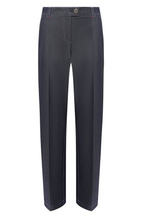 Женские брюки GIORGIO ARMANI синего цвета по цене 76700 руб., арт. 1SHPP0G8/T02FH | Фото 1 Женские брюки GIORGIO ARMANI синего цвета, арт. 1SHPP0G8/T02FH | Фото 1