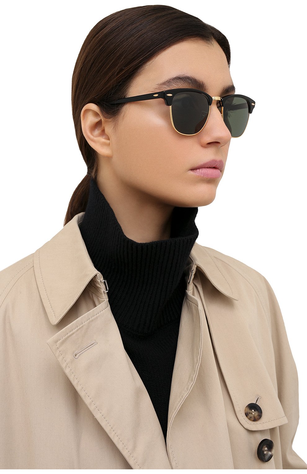 Мужские солнцезащитные очки RAY-BAN черного цвета по цене 15800 руб., арт. 3016-901/58 | Фото 2 Мужские солнцезащитные очки RAY-BAN черного цвета, арт. 3016-901/58 | Фото 2