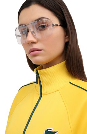 Женские солнцезащитные очки FENDI прозрачного цвета по цене 38000 руб., арт. M0098 85K | Фото 2 Женские солнцезащитные очки FENDI прозрачного цвета, арт. M0098 85K | Фото 2