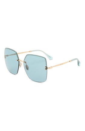 Женские солнцезащитные очки JIMMY CHOO голубого цвета по цене 22300 руб., арт. TAVI YD2 | Фото 1 Женские солнцезащитные очки JIMMY CHOO голубого цвета, арт. TAVI YD2 | Фото 1