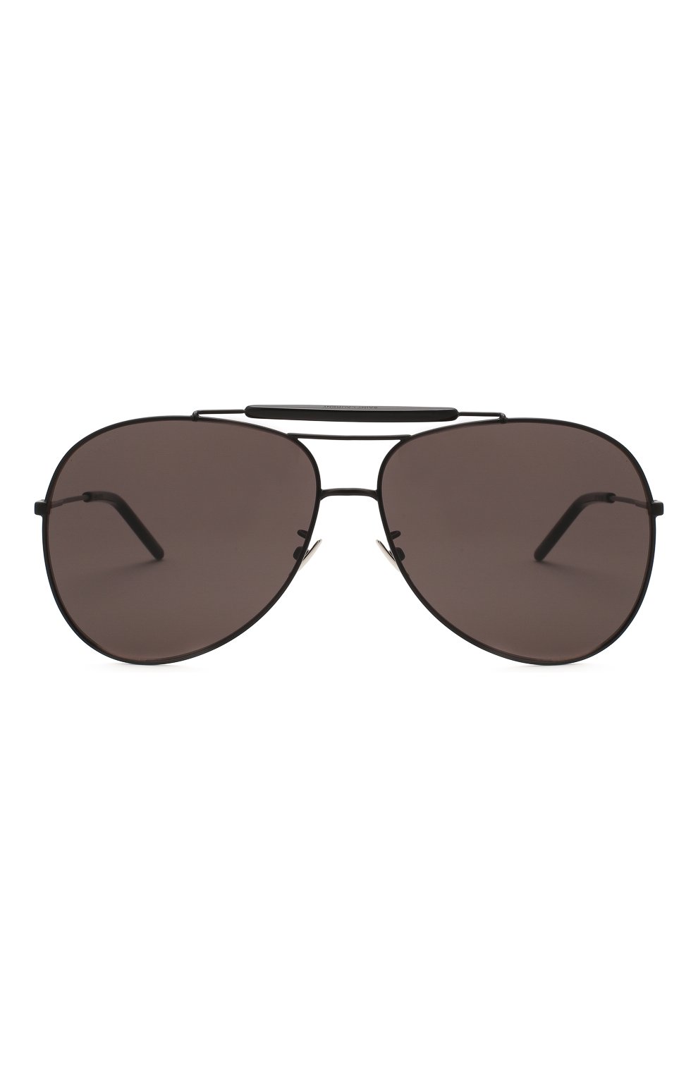 Женские солнцезащитные очки SAINT LAURENT черного цвета по цене 35900 руб., арт. CLASSIC 11 0VER 002 | Фото 4 Женские солнцезащитные очки SAINT LAURENT черного цвета, арт. CLASSIC 11 0VER 002 | Фото 4 (Тип очков: С/з; Очки форма: Авиаторы; Оптика Гендер: оптика-унисекс)