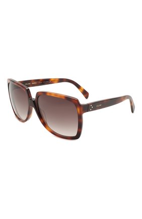 Женские солнцезащитные очки CELINE EYEWEAR коричневого цвета по цене 32800 руб., арт. CL40146I 53K | Фото 1 Женские солнцезащитные очки CELINE EYEWEAR коричневого цвета, арт. CL40146I 53K | Фото 1