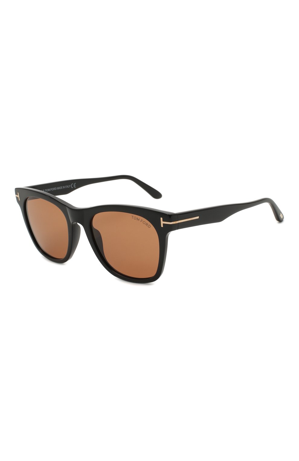 Мужские солнцезащитные очки TOM FORD коричневого цвета, арт. TF833 01E | Фото 1