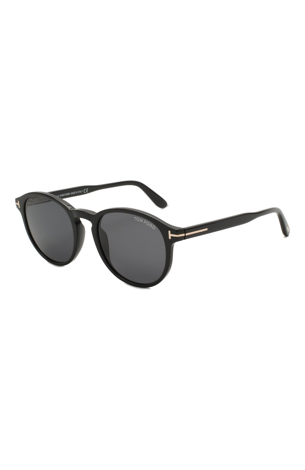 Мужские солнцезащитные очки TOM FORD черного цвета, арт. TF834 01A | Фото 1