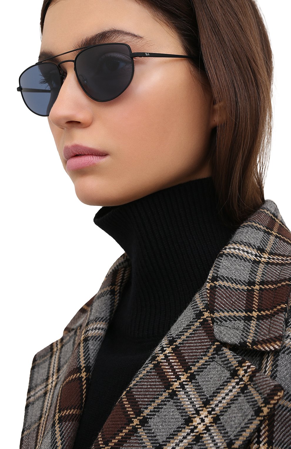 Женские солнцезащитные очки RAY-BAN черного цвета по цене 9300 руб., арт. 3668-901480 | Фото 2 Женские солнцезащитные очки RAY-BAN черного цвета, арт. 3668-901480 | Фото 2