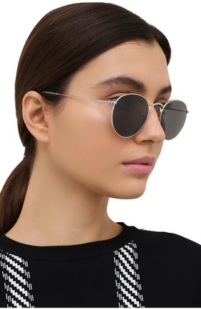Женские солнцезащитные очки RAY-BAN серого цвета по цене 11700 руб., арт. 3447-9198B1 | Фото 2 Женские солнцезащитные очки RAY-BAN серого цвета, арт. 3447-9198B1 | Фото 2