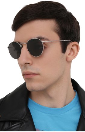 Женские солнцезащитные очки RAY-BAN серого цвета по цене 0 руб., арт. 3447-9198B1 | Фото 3 Женские солнцезащитные очки RAY-BAN серого цвета, арт. 3447-9198B1 | Фото 3 (Кросс-КТ: С/з-унисекс; Региональные ограничения белый список (Axapta Mercury): RU; Тип очков: С/з; Очки форма: Круглые; Оптика Гендер: оптика-унисекс)