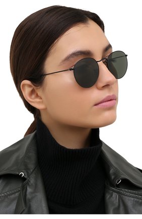 Женские солнцезащитные очки RAY-BAN черного цвета по цене 11700 руб., арт. 3447-919931 | Фото 2 Женские солнцезащитные очки RAY-BAN черного цвета, арт. 3447-919931 | Фото 2