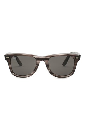 Женские солнцезащитные очки RAY-BAN темно-серого цвета по цене 11700 руб., арт. 4340-6430B1 | Фото 4 Женские солнцезащитные очки RAY-BAN темно-серого цвета, арт. 4340-6430B1 | Фото 4