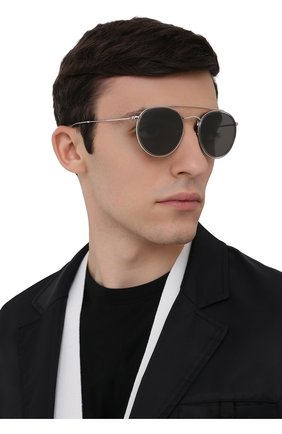 Женские солнцезащитные очки RAY-BAN серого цвета по цене 12500 руб., арт. 3647N-9211B1 | Фото 3 Женские солнцезащитные очки RAY-BAN серого цвета, арт. 3647N-9211B1 | Фото 3