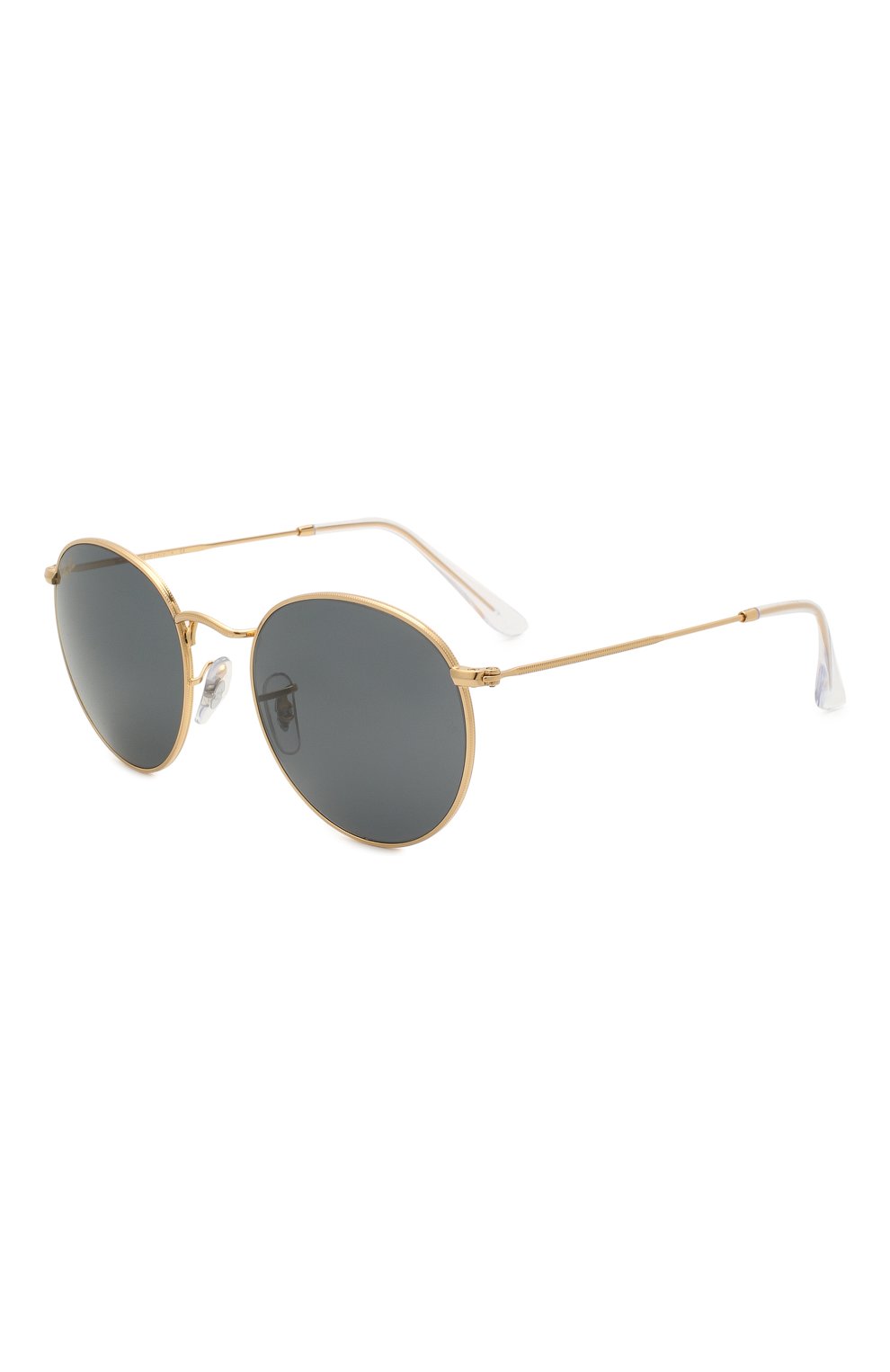 Женские солнцезащитные очки RAY-BAN золотого цвета, арт. 3447-9196R5 | Фото 1 (Кросс-КТ: С/з-унисекс; Региональные ограничения белый список (Axapta Mercury): RU; Тип очков: С/з; Очки форма: Круглые; Оптика Гендер: оптика-унисекс)