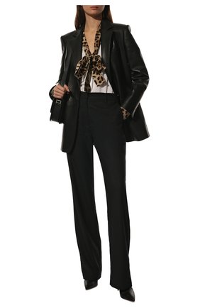 Женская блузка из вискозы и шелка DOLCE & GABBANA белого цвета по цене 89950 руб., арт. J5AAFZ/FURG4 | Фото 2 Женская блузка из вискозы и шелка DOLCE & GABBANA белого цвета, арт. J5AAFZ/FURG4 | Фото 2