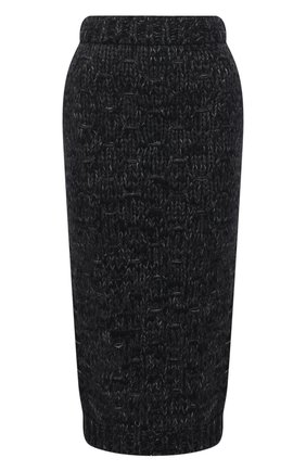 Женская шерстяная юбка DOLCE & GABBANA черного цвета по цене 89950 руб., арт. FXA35T/JAM66 | Фото 1 Женская шерстяная юбка DOLCE & GABBANA черного цвета, арт. FXA35T/JAM66 | Фото 1