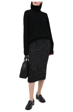Женская шерстяная юбка DOLCE & GABBANA черного цвета по цене 89950 руб., арт. FXA35T/JAM66 | Фото 2 Женская шерстяная юбка DOLCE & GABBANA черного цвета, арт. FXA35T/JAM66 | Фото 2