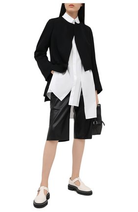 Женский шерстяной жакет COMME DES GARCONS черного цвета по цене 128500 руб., арт. GF-J018-051 | Фото 2 Женский шерстяной жакет COMME DES GARCONS черного цвета, арт. GF-J018-051 | Фото 2