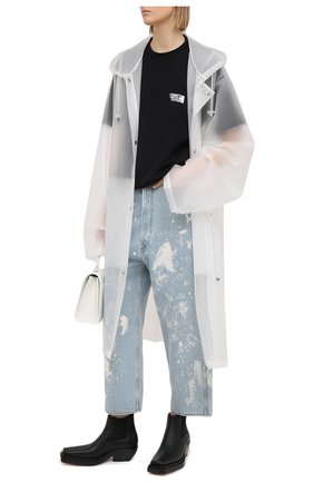 Женские джинсы GOLDEN GOOSE DELUXE BRAND голубого цвета по цене 29950 руб., арт. GWP00107.P000416 | Фото 2 Женские джинсы GOLDEN GOOSE DELUXE BRAND голубого цвета, арт. GWP00107.P000416 | Фото 2